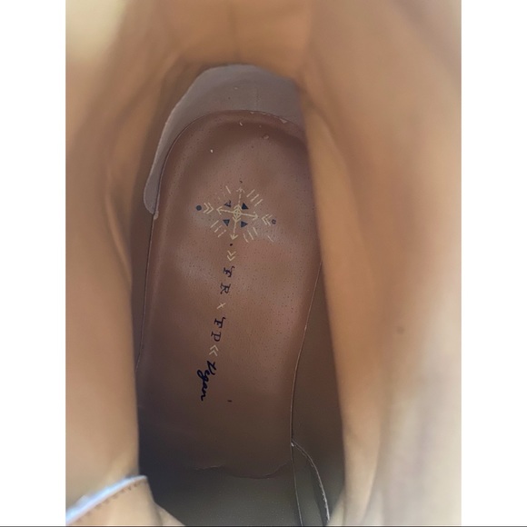 FREE PEOPLE Cowhide Booties w/ Leather Laces - Picture 5 of 8